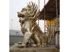 匠心鑄就文化符號(hào) 唐縣立陽(yáng)銅雕工藝品廠的銅雕麒麟定制之道