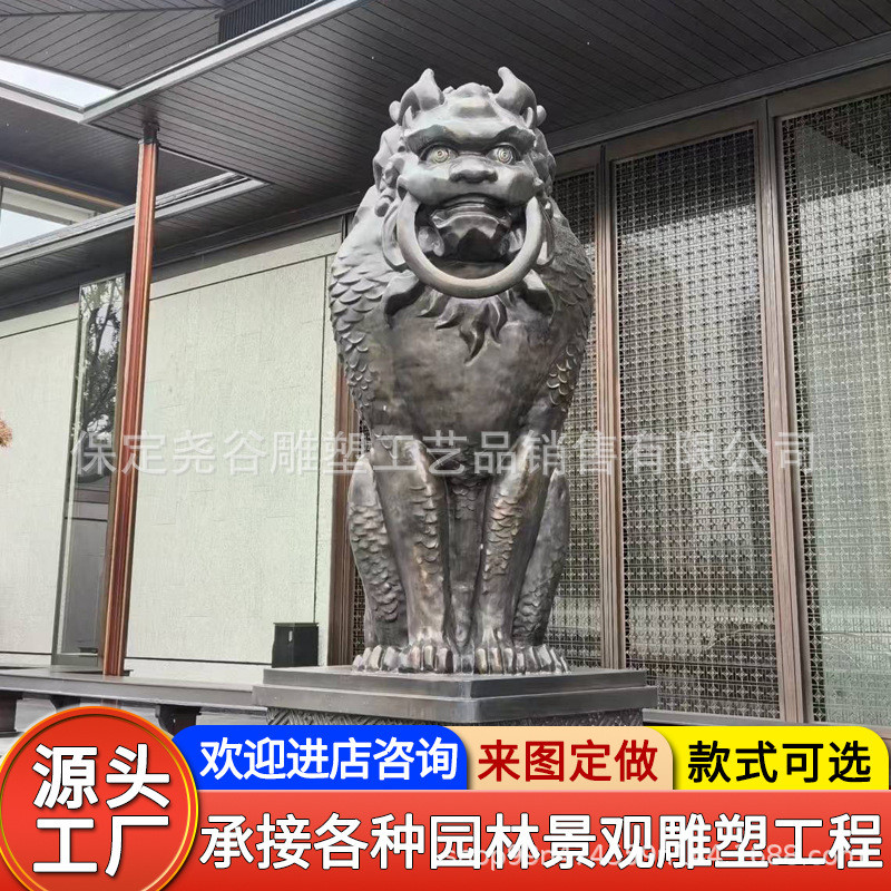 銅雕神獸的藝術(shù)之美 從龍生九子到椒圖與獨角獸的匠心之選